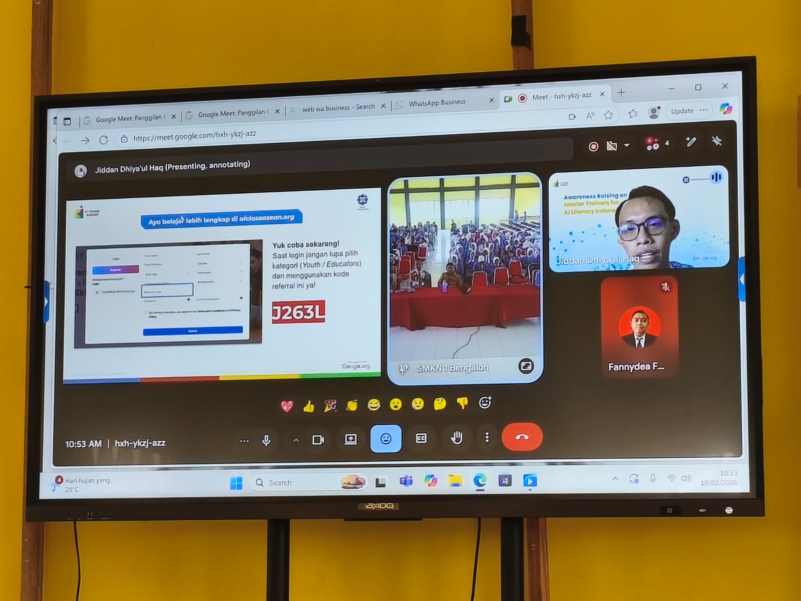 Menyongsong Masa Depan Cerdas: SMKN 1 Bengalon Gelar Workshop AI Bersama Pemprov Kaltim & ASEAN Foundation