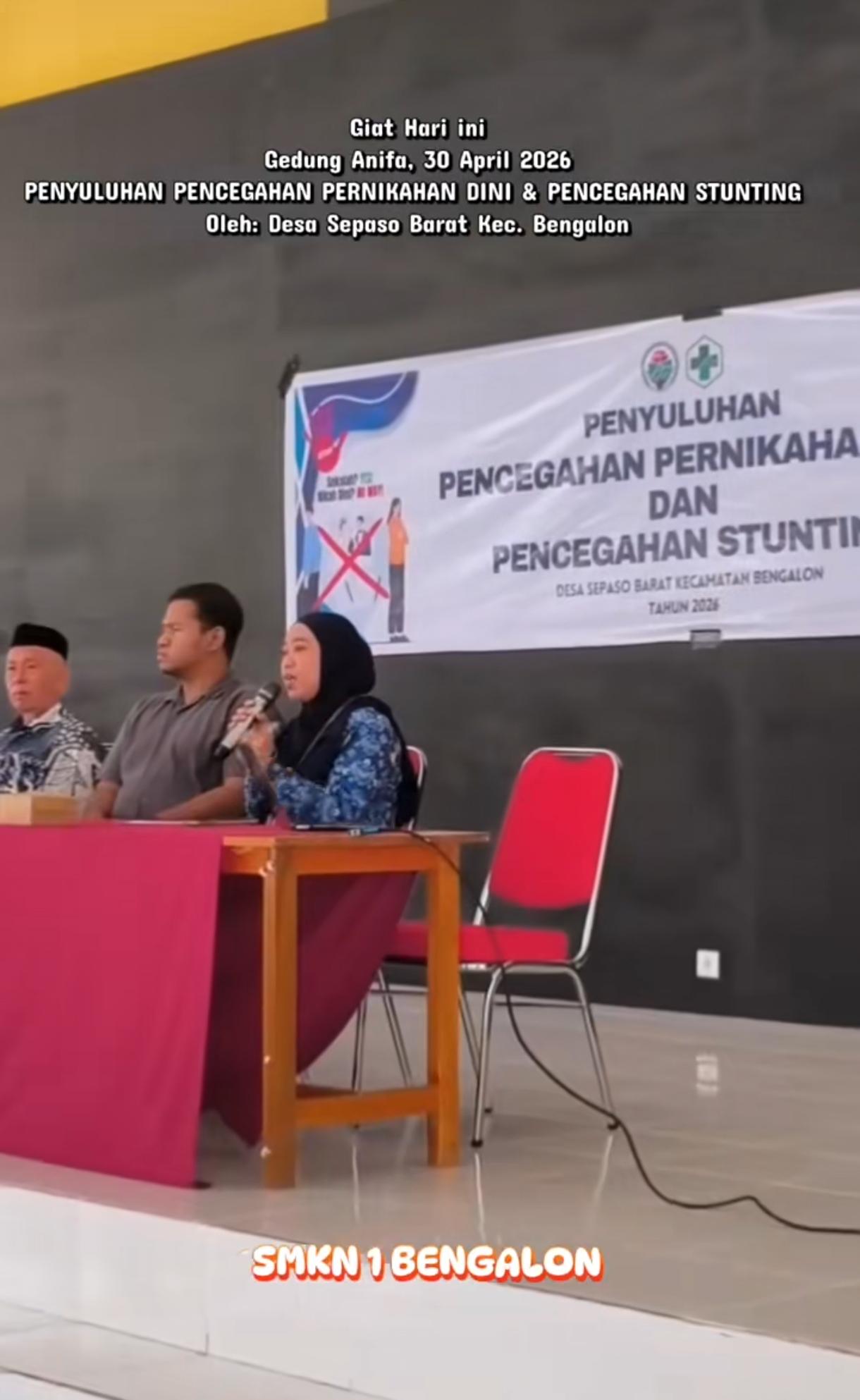 Mempersiapkan Generasi Emas: Taruna SMKN 1 Bengalon Ikuti Penyuluhan Pencegahan Stunting dan Pernikahan Dini