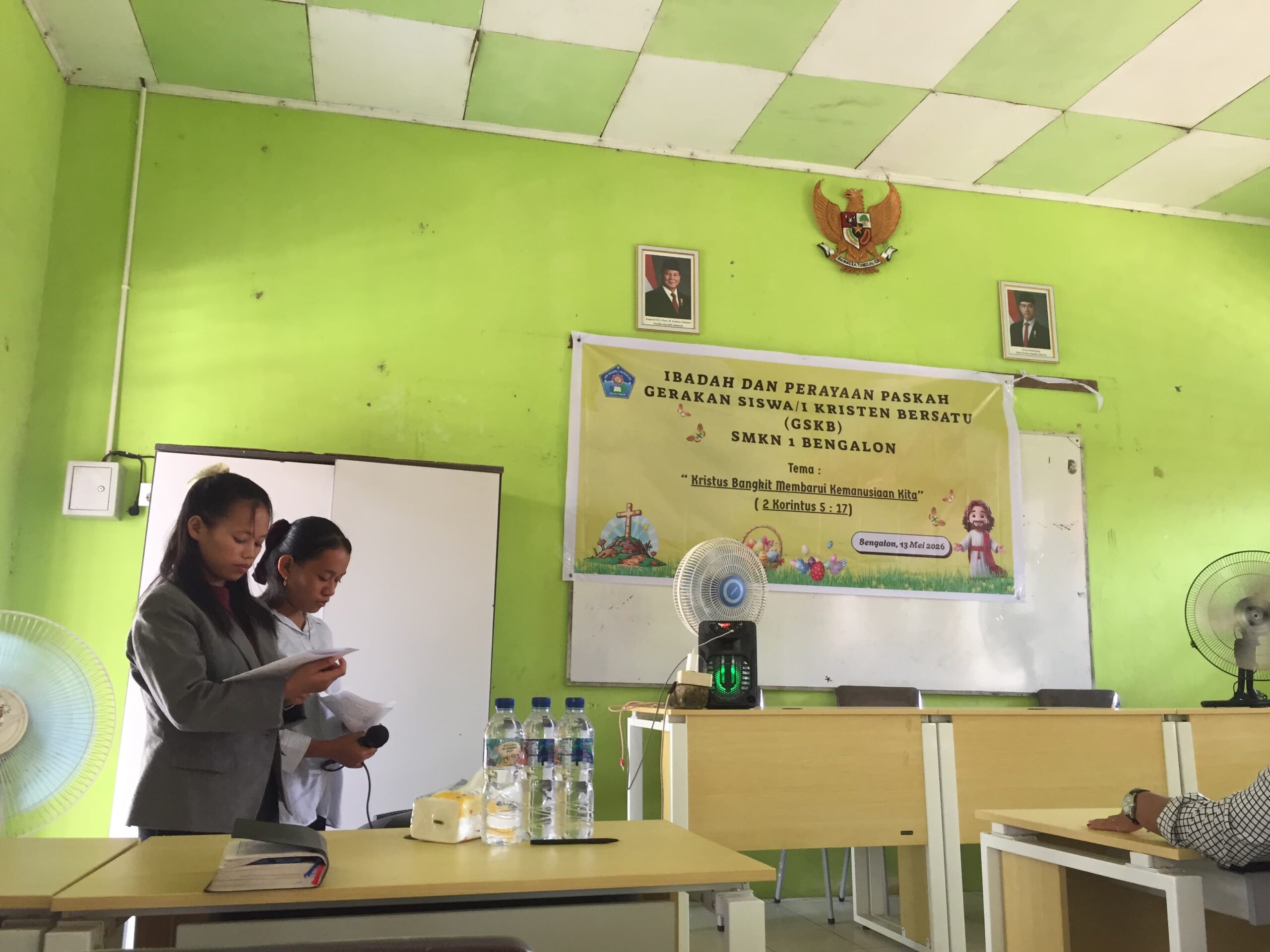 Semangat Pembaruan: Keluarga Besar SMKN 1 Bengalon Khidmat Rayakan Paskah 2026