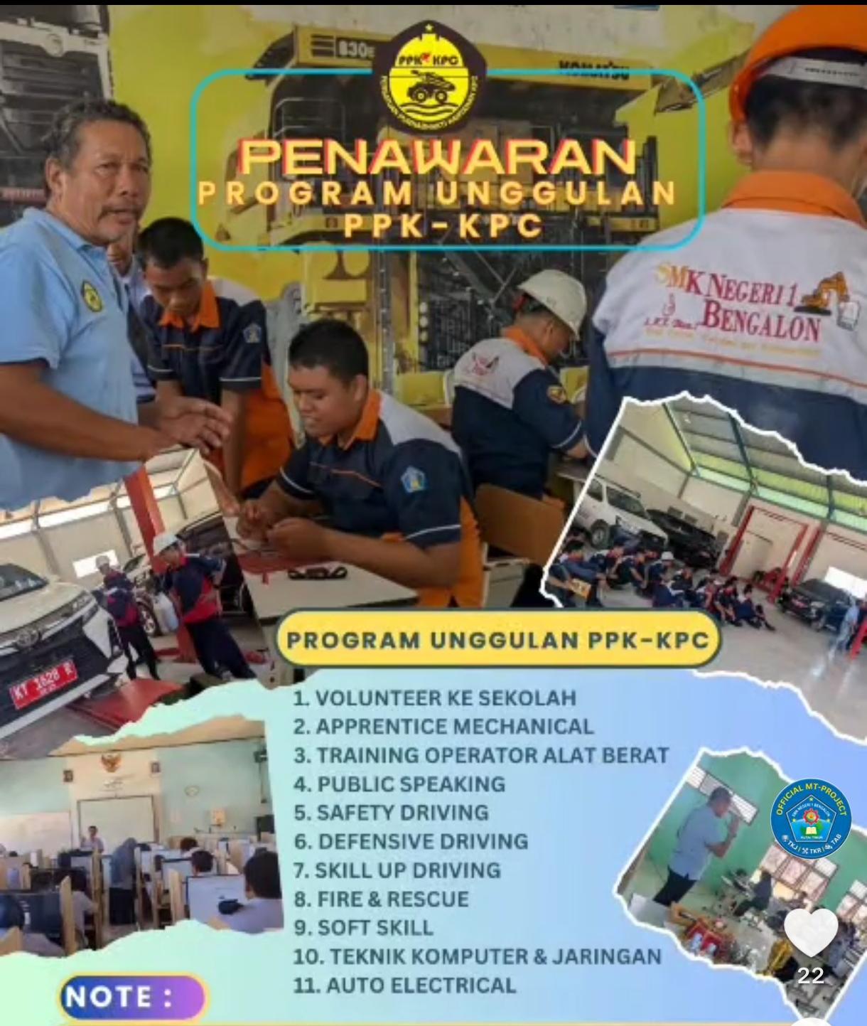 PPK PT KPC Part 6: Matangkan Soft Skills Kelas X dan Tajamkan Keahlian Teknis Kelas XI