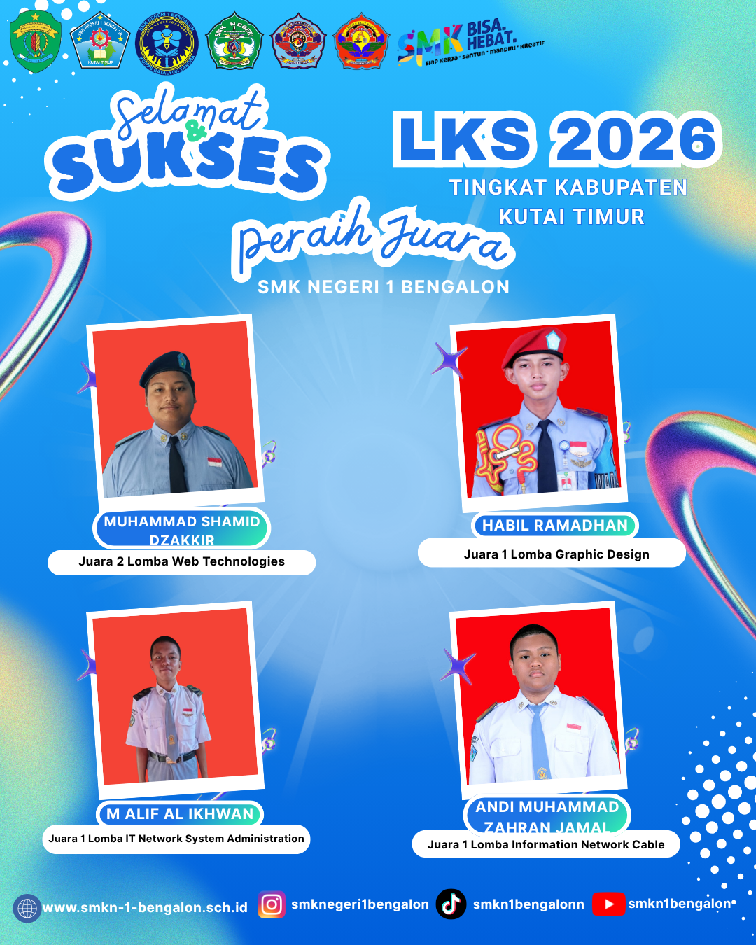 SMKN 1 Bengalon Borong Juara di LKS 2026 Tingkat Kabupaten Kutai Timur: Tiga Taruna Melaju ke Provinsi!